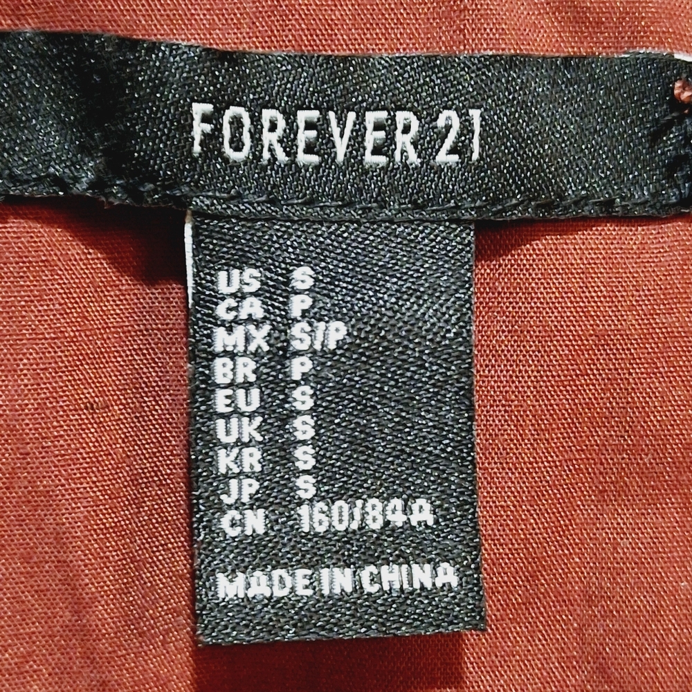 Forever 21 Burgundy Fringe Vest - Picture 5 of 8